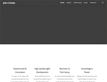 Tablet Screenshot of johncintolo.com
